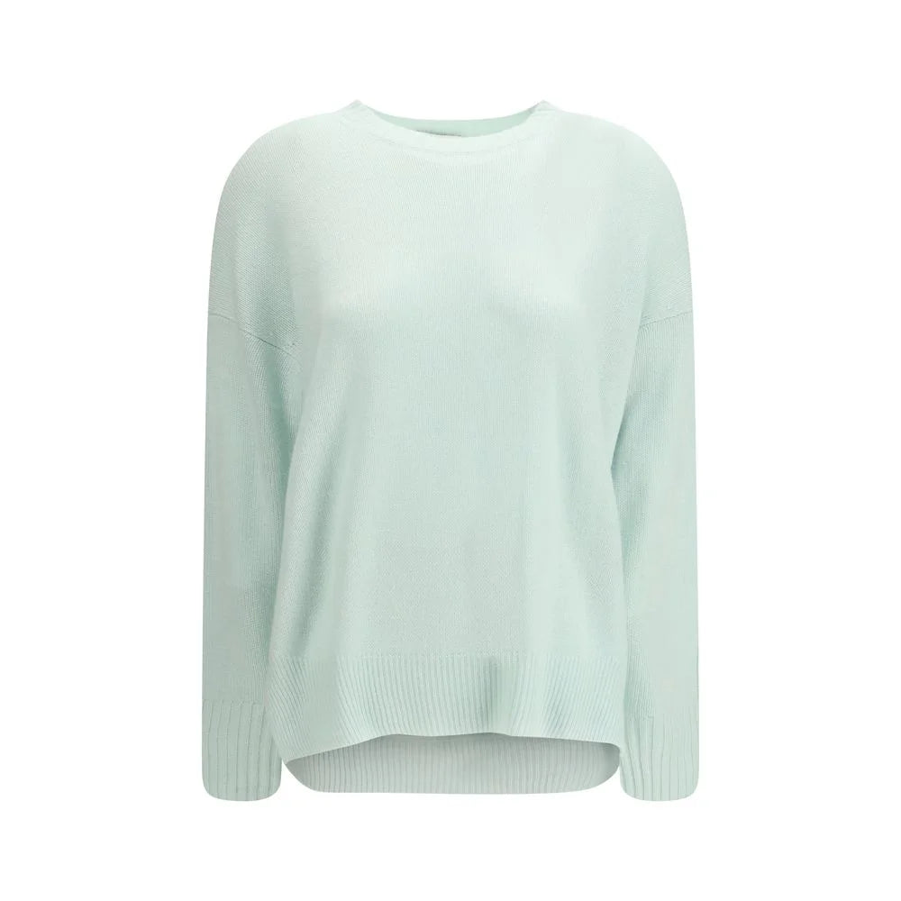 Allude Light Blue Cashmere Cashmere Sweater - M