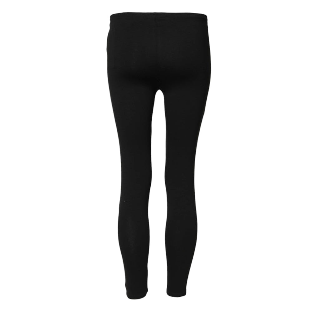 Alpha Massimo Rebecchi Black Skinny Mid Waist Leggings Cropped Trouser Pants - IT44 | L