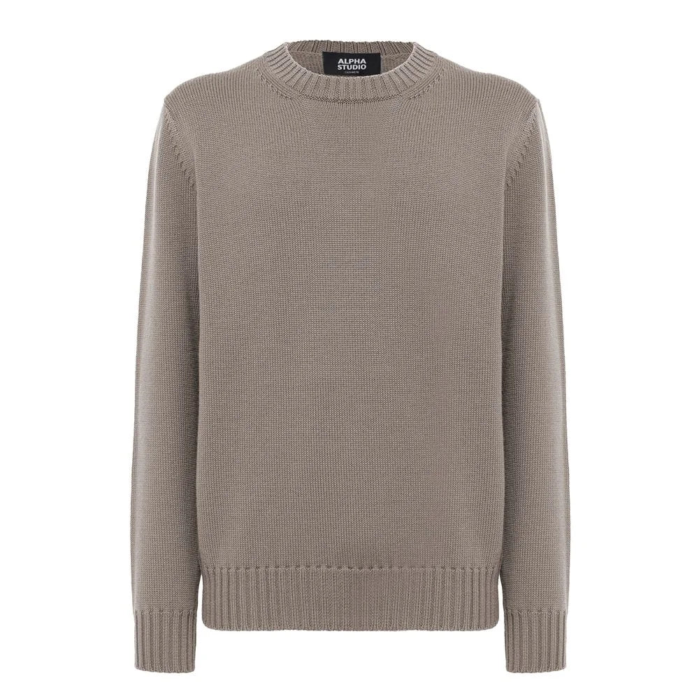 Alpha Studio Beige Cashmere Sweater