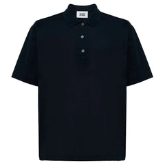 Alpha Studio Blue Cotton Polo Shirt - Polos