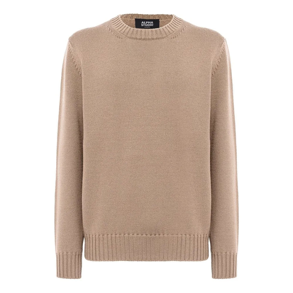 Alpha Studio Brown Cashmere Sweater
