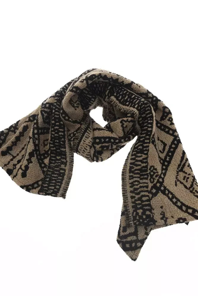 Alpha Studio Brown Wool Women Scarf - Scarves & Shawls