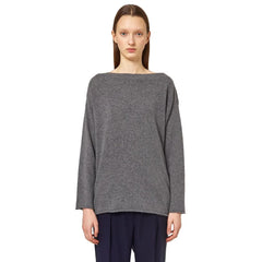 Alpha Studio Gray Cashmere Sweater - Sweaters