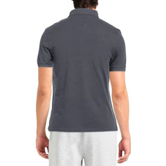 Alpha Studio Gray Cotton Polo Shirt - IT48 | M - Polos