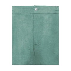 Alpha Studio Green Linen Short - IT52 | XL - Bermudas