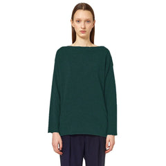 Alpha Studio Green Silk Sweater - Sweaters