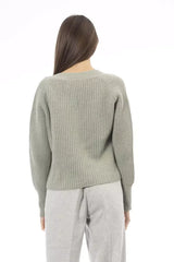 Alpha Studio Green Wool Women Sweater - IT42|M - Sweaters