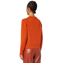Alpha Studio Orange Cashmere Sweater - Sweaters