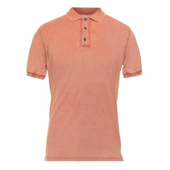 Alpha Studio Pink Cotton Polo Shirt - IT54 | XXL - Polos