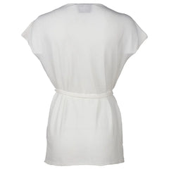 Alpha Studio White Cotton Dress - IT40|S - Dresses