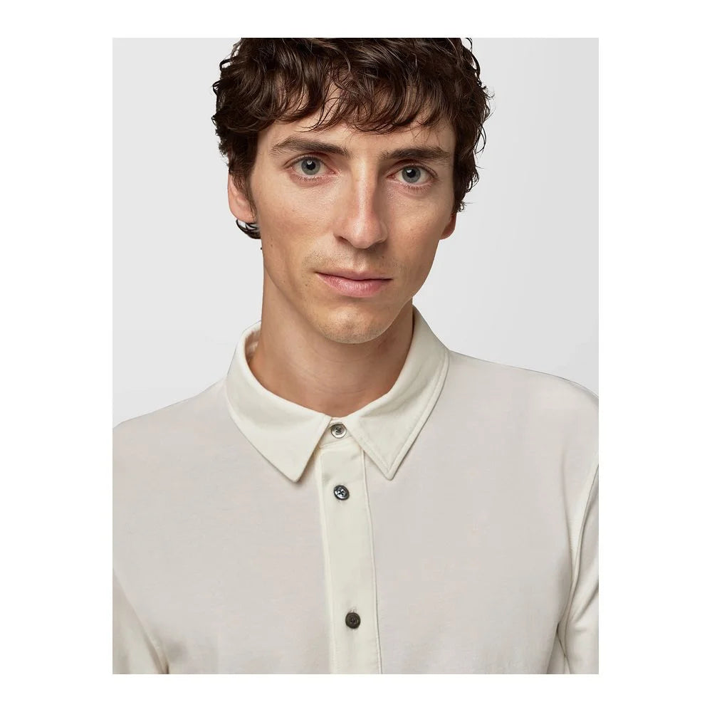 Alpha Studio White Cotton Shirt - IT48 | M - Shirts