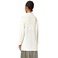 Alpha Studio White Recycled Wool Women Sweater - Sweaters