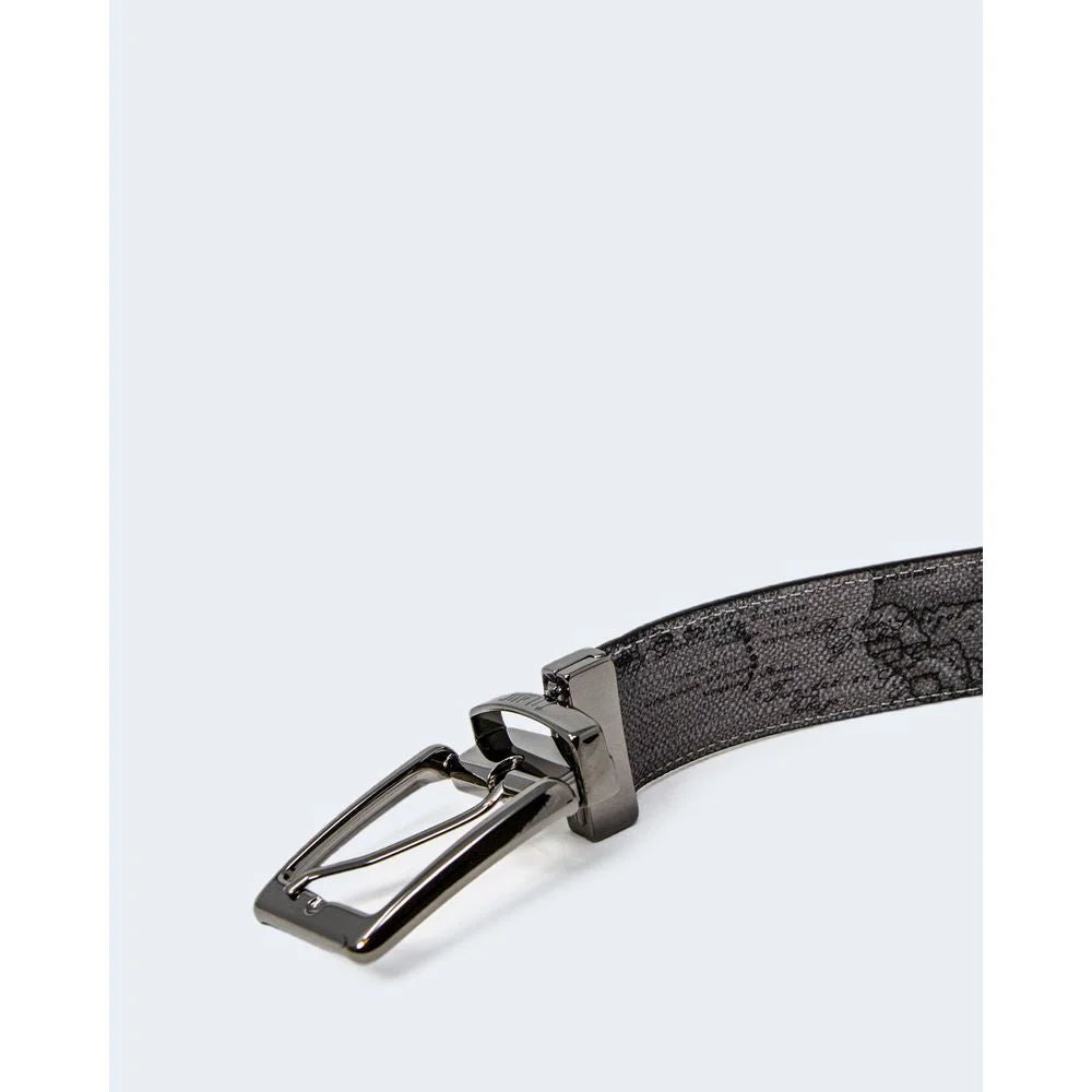 Alviero Martini Prima Classe Black Leather Belt