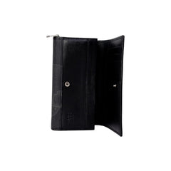 Alviero Martini Prima Classe Black Leather Wallet