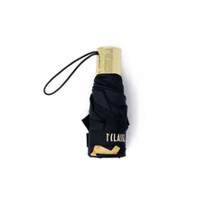 Alviero Martini Prima Classe Black Nylon Umbrella