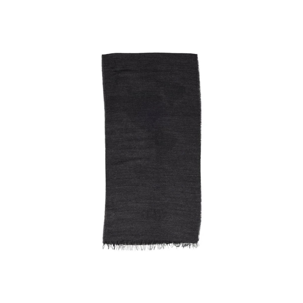 Alviero Martini Prima Classe Gray Polyacrylic Scarf - One Size