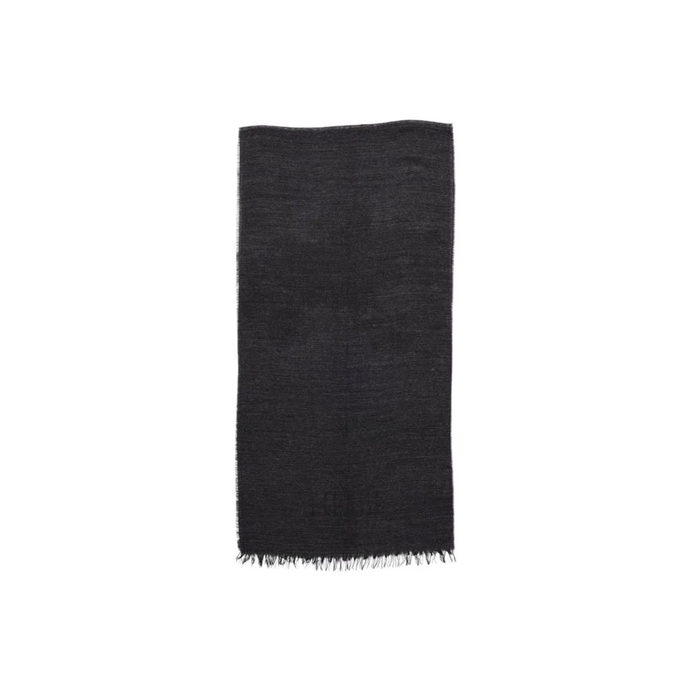 Alviero Martini Prima Classe Gray Polyacrylic Scarf - One Size