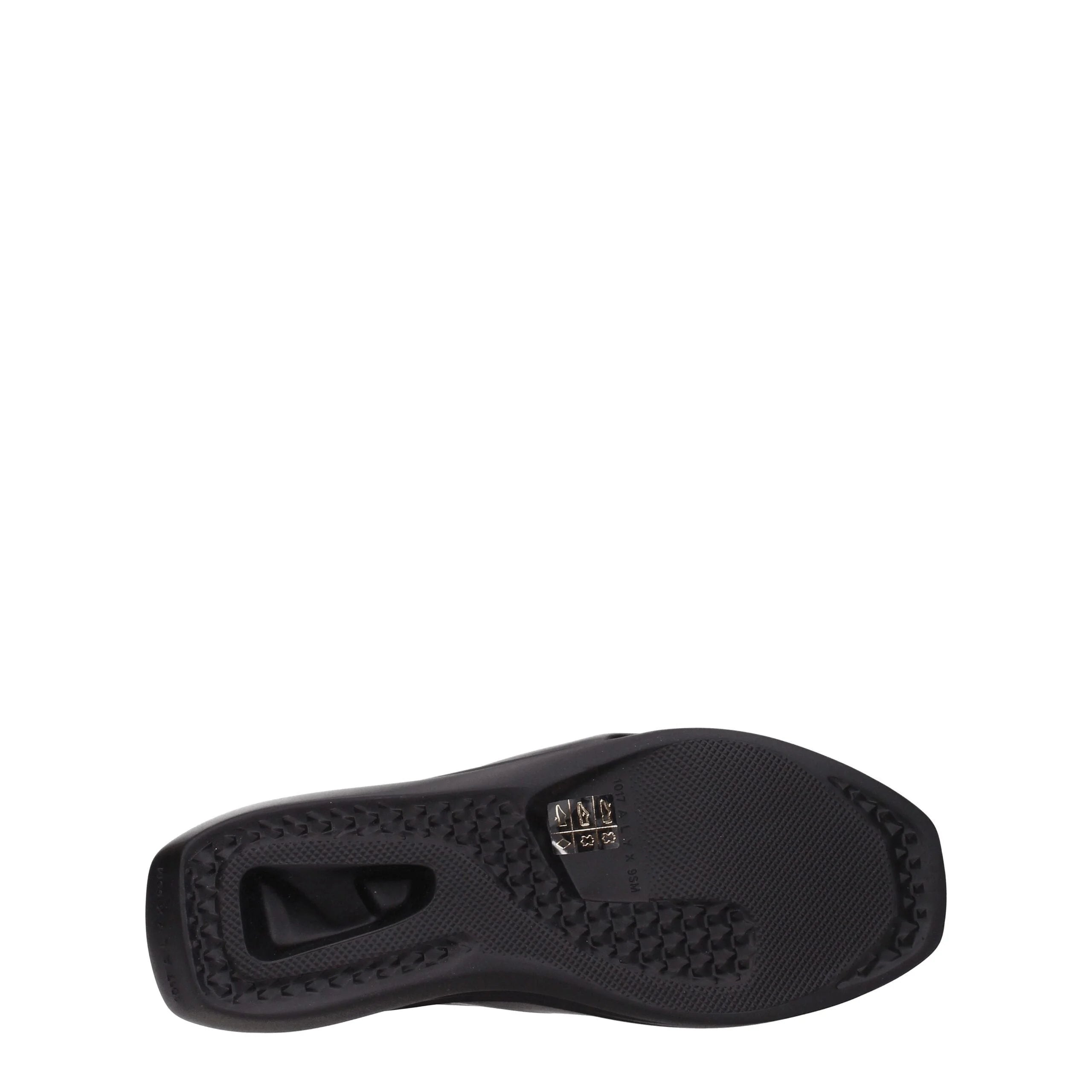 Alyx Black Leather Slippers Sandals - Sandals