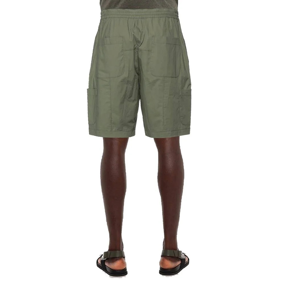Ambush Bicolor Cotton Bermuda Shorts - S