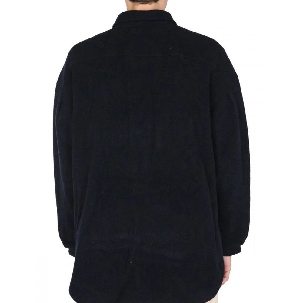 Ambush Blue Marabou Coat - 48 | M