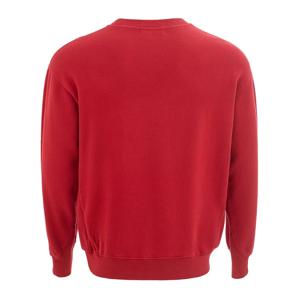 Ambush Elevated Red Cotton Sweater - L - Sweaters