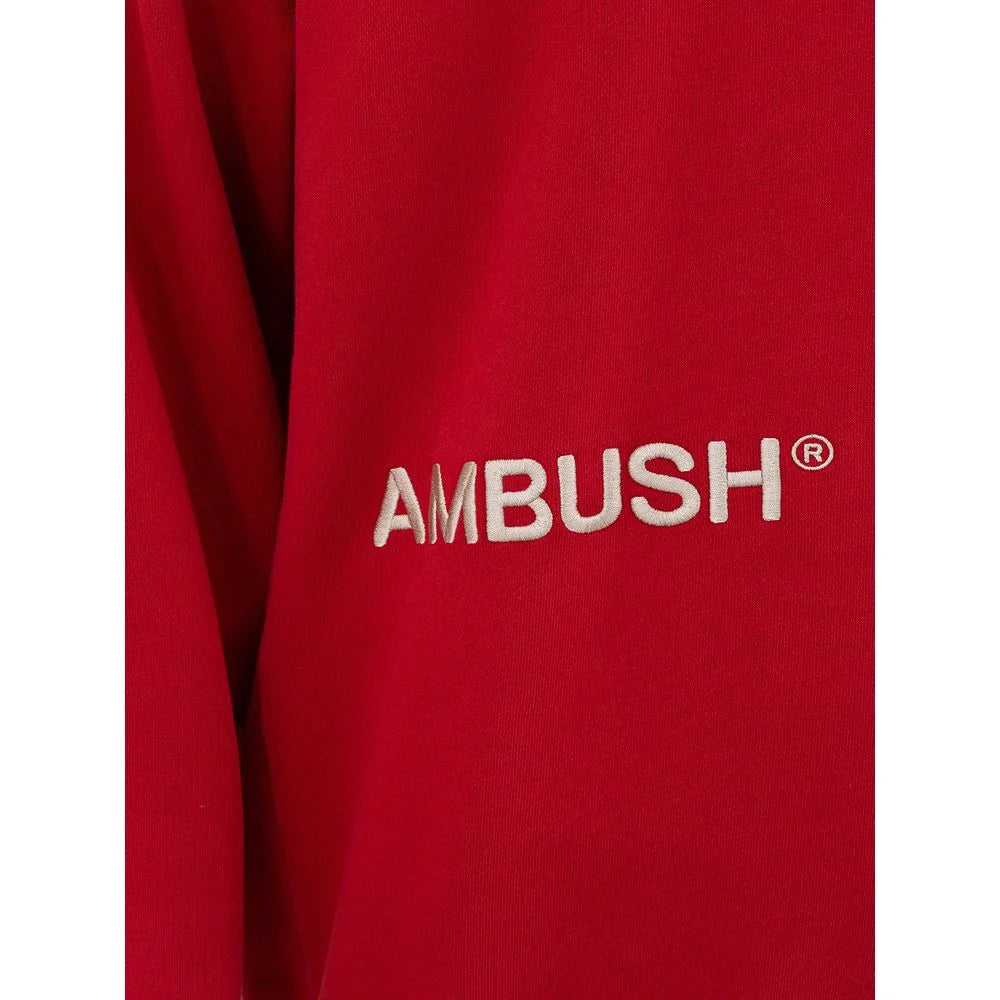 Ambush Elevated Red Cotton Sweater - L - Sweaters