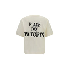 Ami Paris Beige Cotton T-Shirt - L