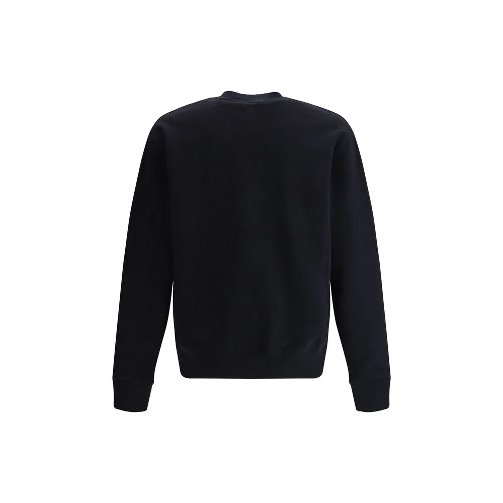 Ami Paris Black Cotton Sweatshirt