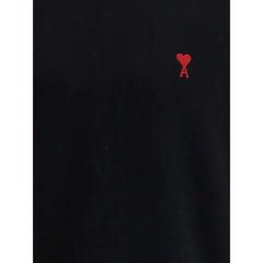 Ami Paris Black Cotton Sweatshirt