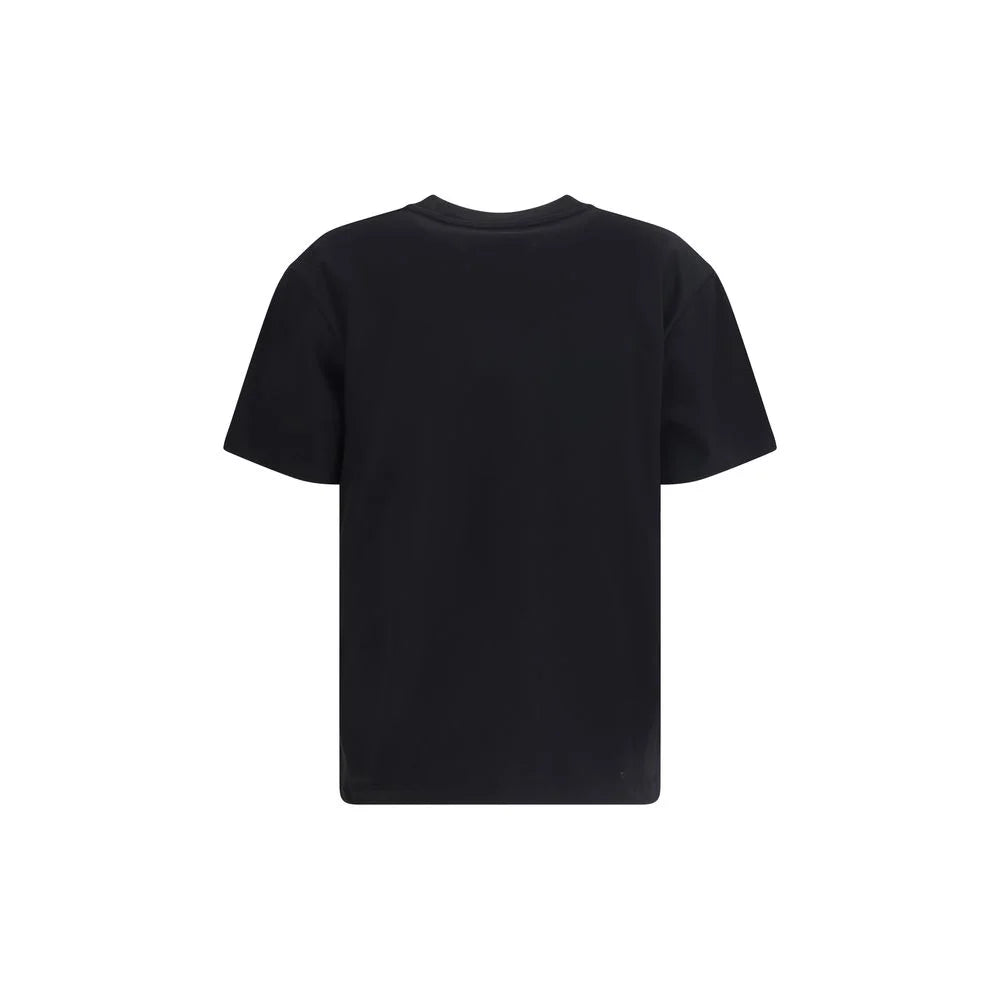Ami Paris Black Cotton T-Shirt - T-Shirts