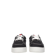 Ami Paris Black Fabric Low Tops - EU40/US7
