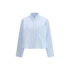 Ami Paris Blue Cotton Dress Shirt