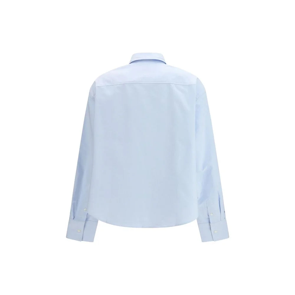 Ami Paris Blue Cotton Dress Shirt