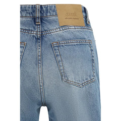 Ami Paris Blue Cotton Flared Jeans - 27