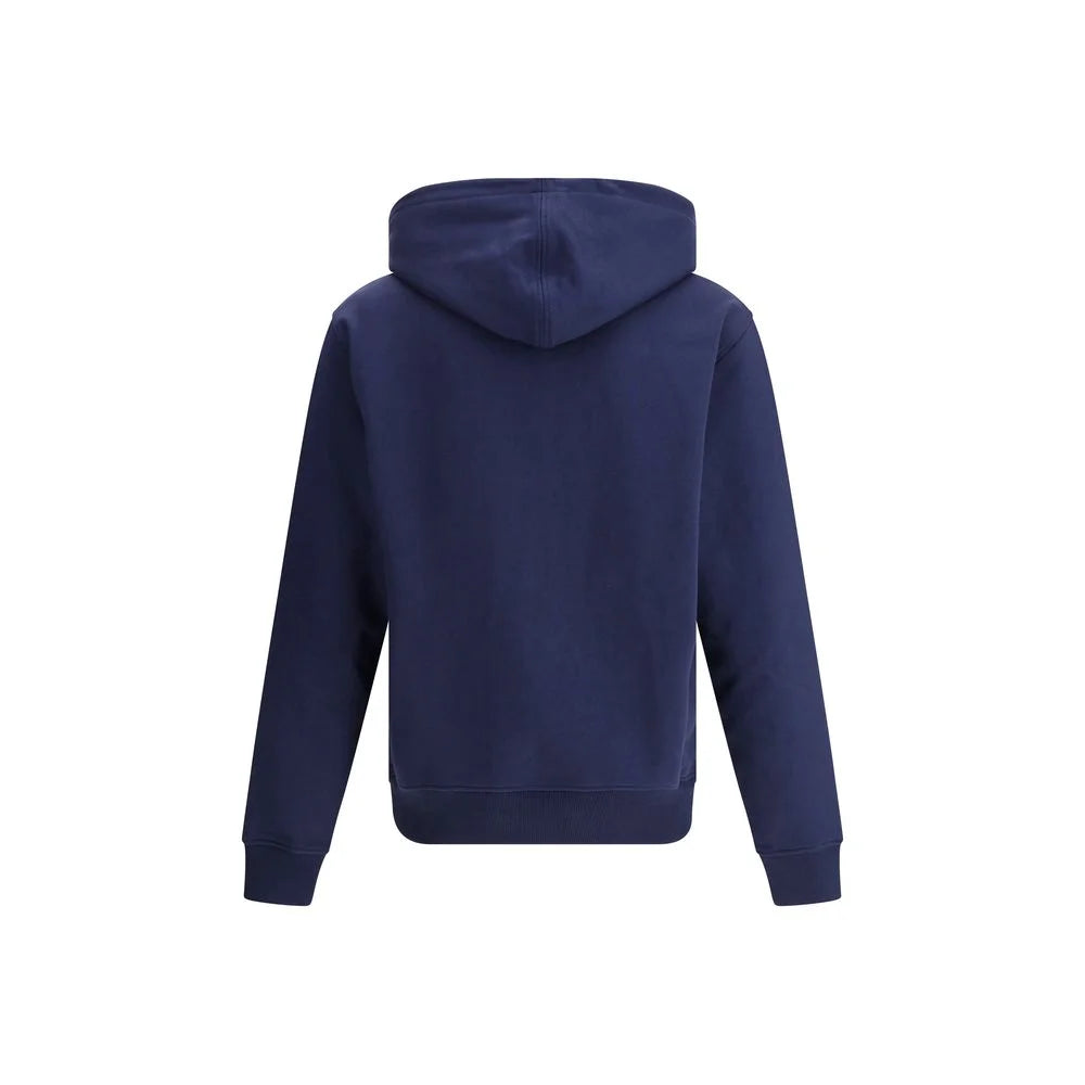 Ami Paris Blue Cotton Sweatshirt