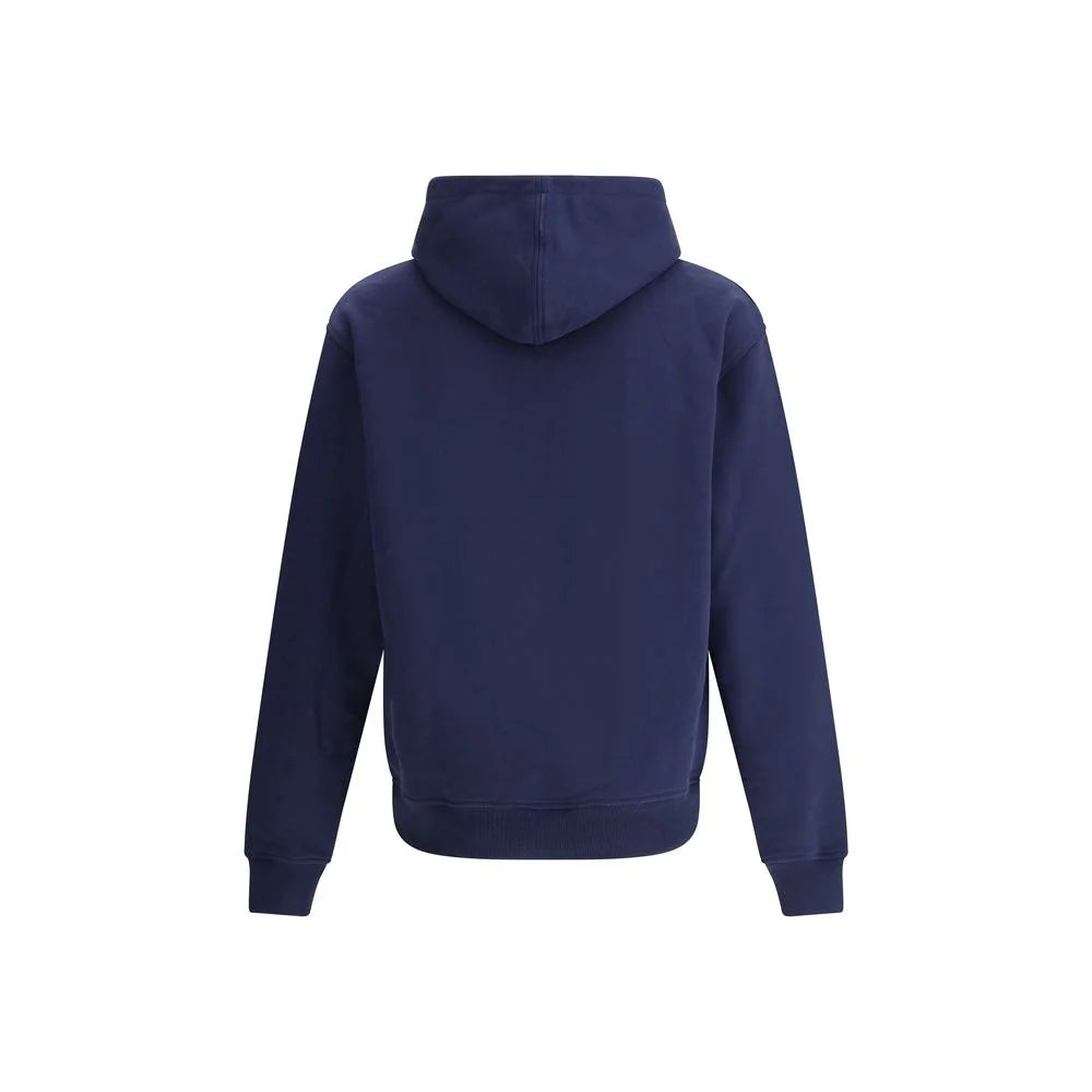 Ami Paris Blue Cotton Sweatshirt - XXL
