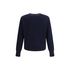 Ami Paris Blue Merino Wool Sweatshirt