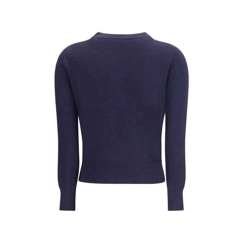 Ami Paris Blue Wool Cardigan