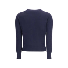 Ami Paris Blue Wool Cardigan