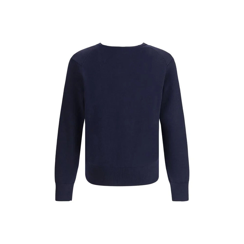 Ami Paris Blue Wool Cardigan