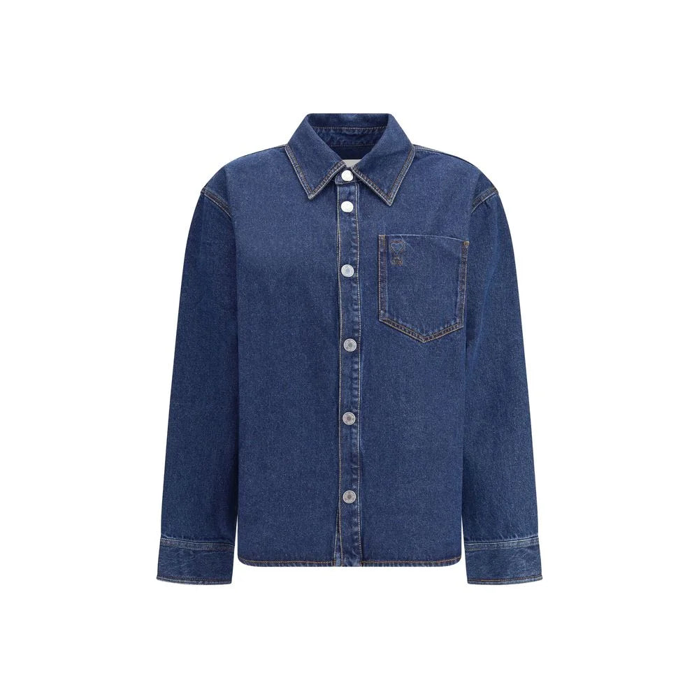 Ami Paris Ami de Coeur Cotton Denim overshirt - S