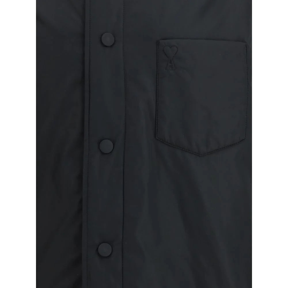 Ami Paris Ami De Coeur padded taffeta Jacket - Rain Coats