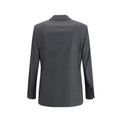 Ami Paris Double-breasted Blazer in Virgin Wool - Sport Jackets