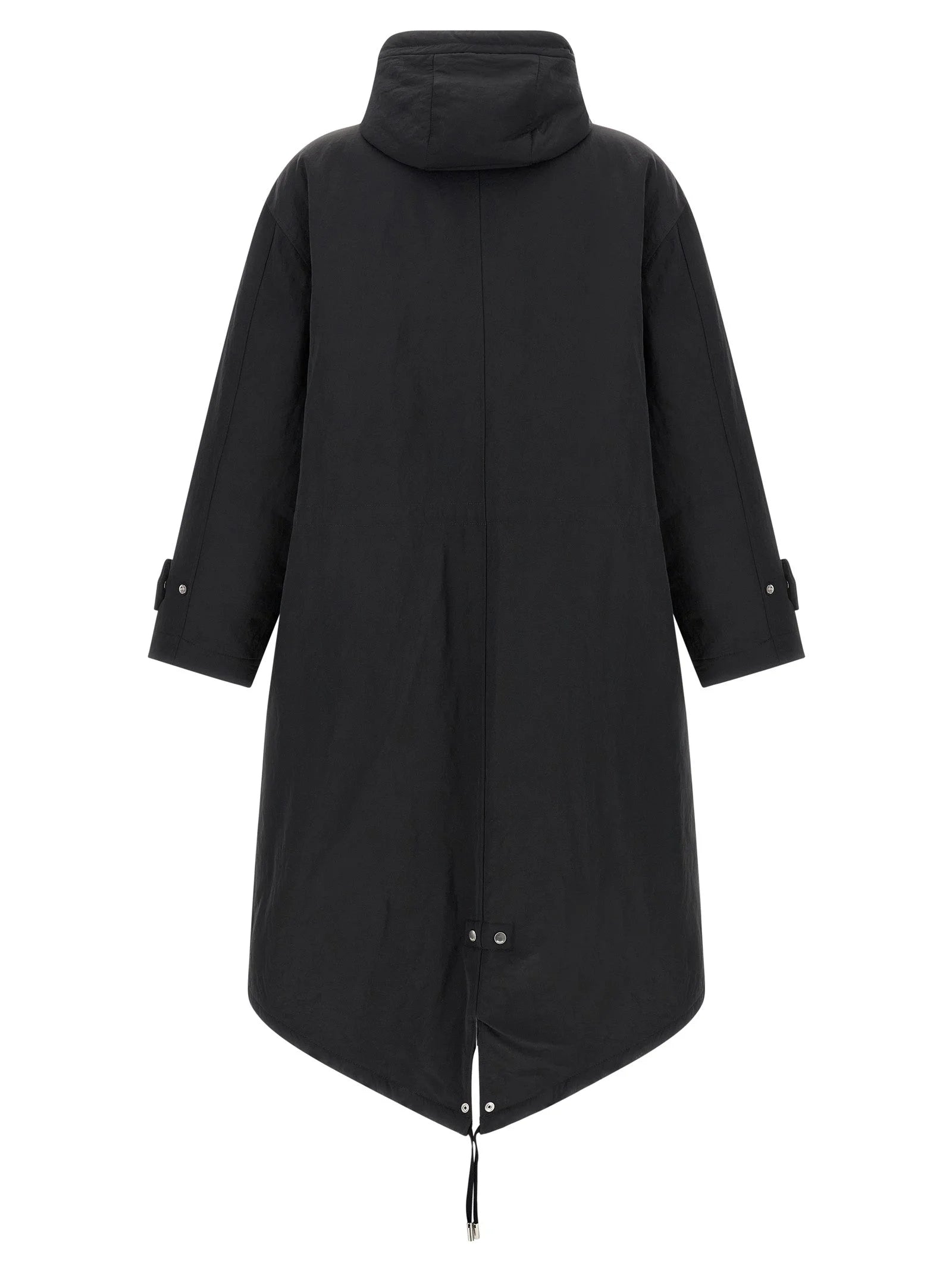 Ami Paris Gray Polyamide Parka