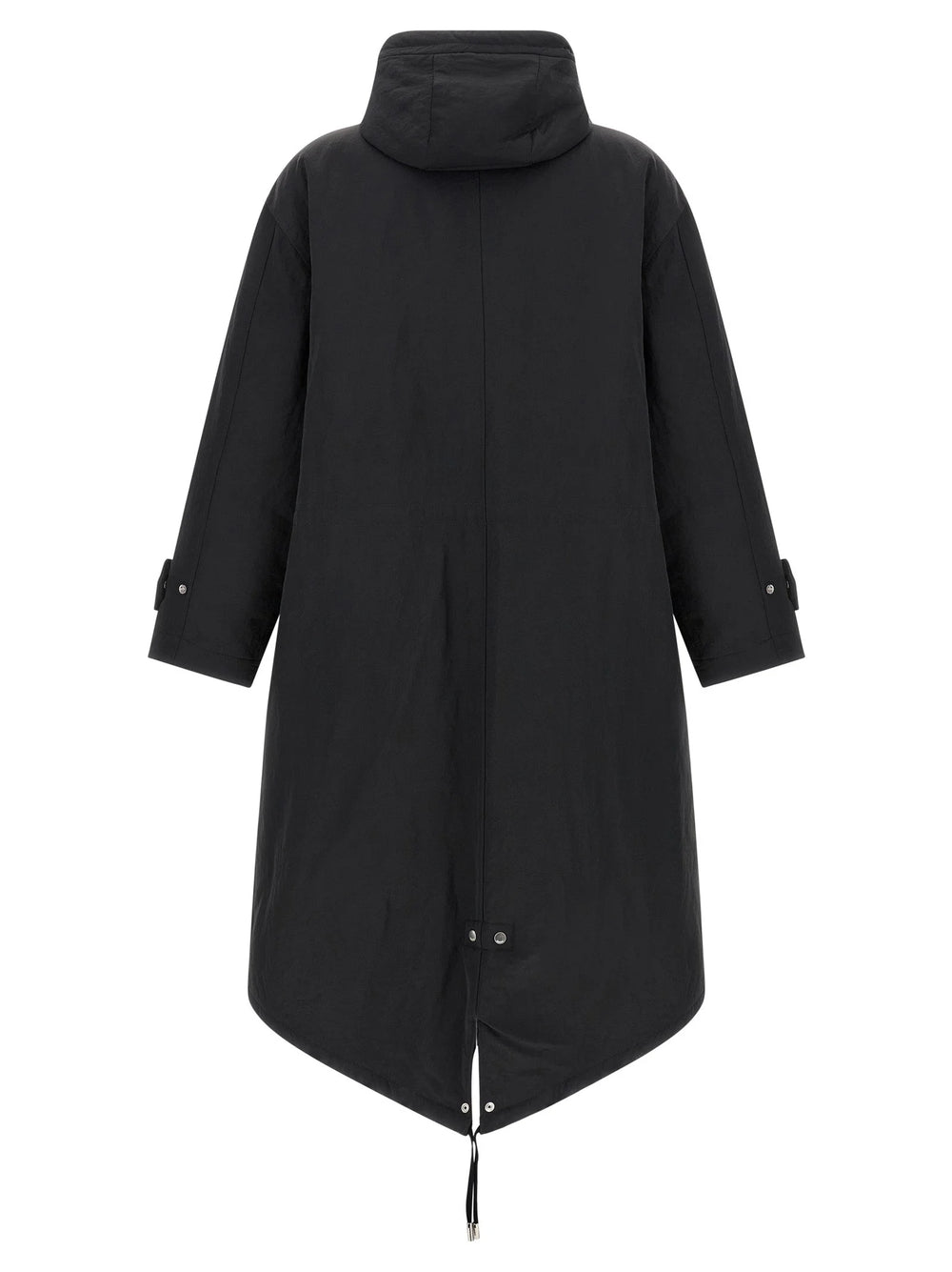 Ami Paris Gray Polyamide Parka