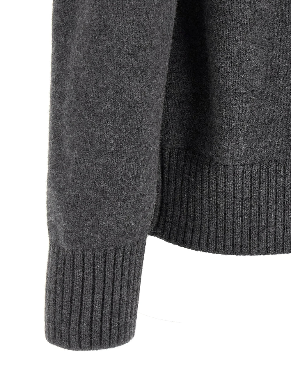 Ami Paris Gray Wool Cardigan - M