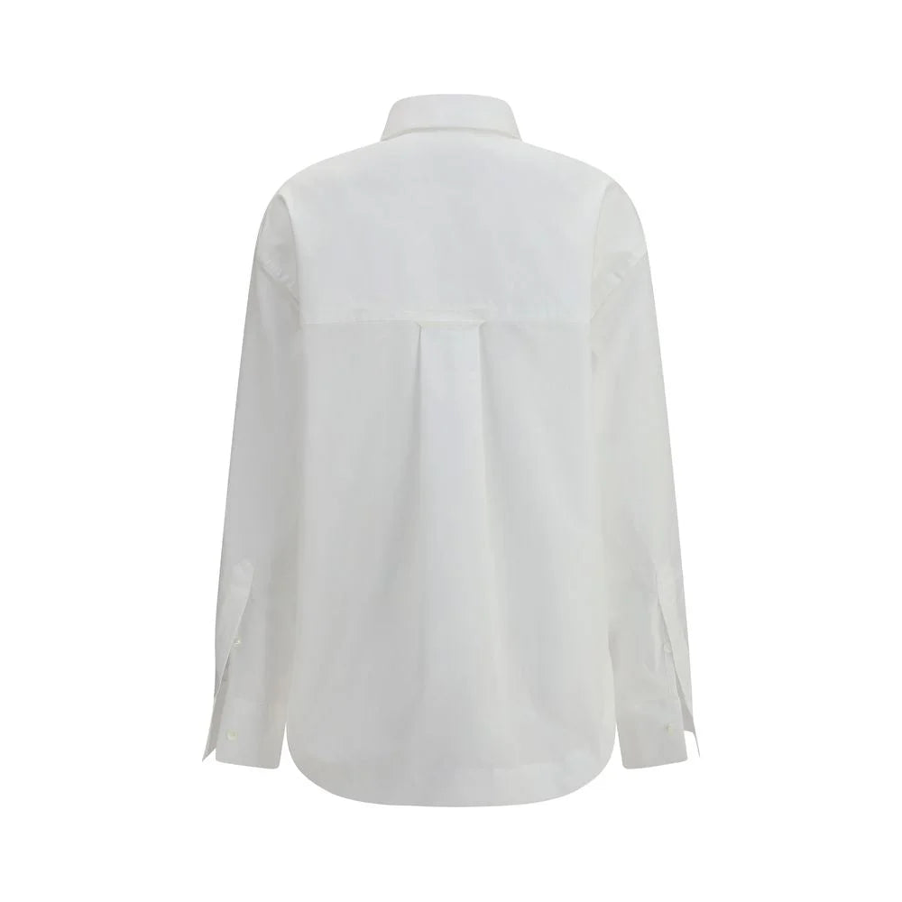 Ami Paris White Cotton Dress Shirt
