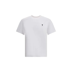 Ami Paris White Cotton T-Shirt