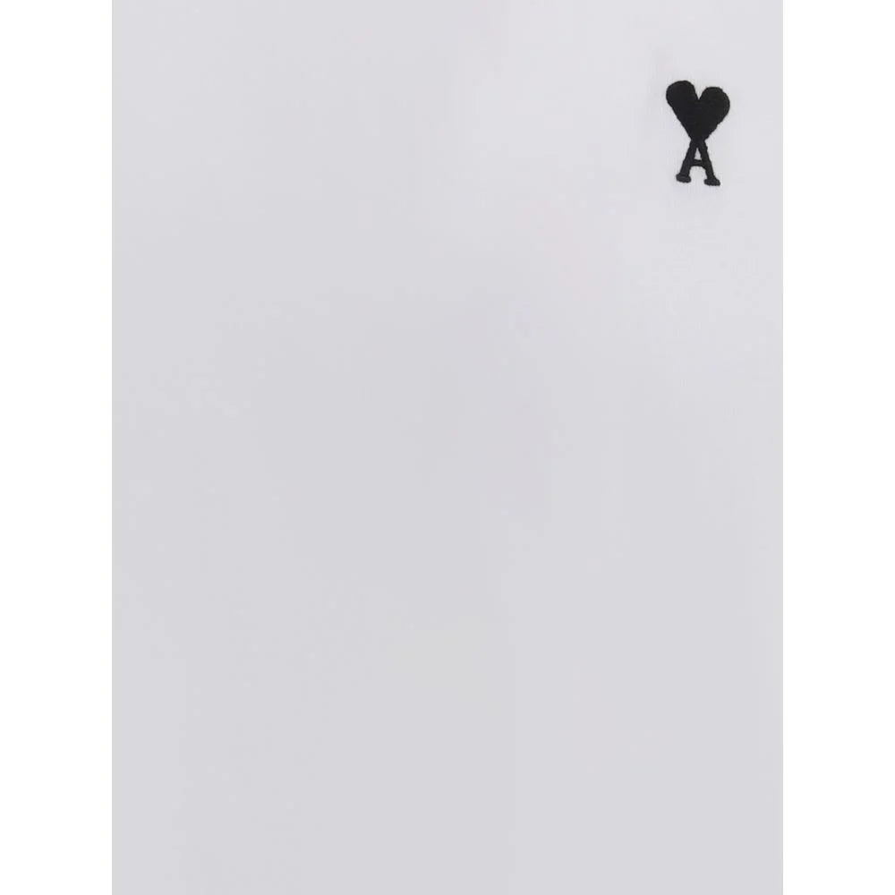Ami Paris White Cotton T-Shirt
