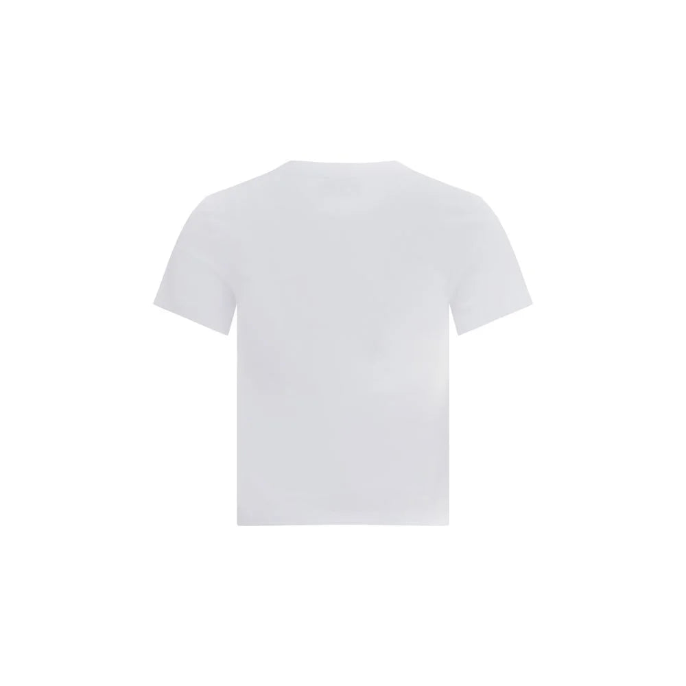 Ami Paris White Cotton T-Shirt - L
